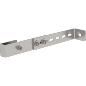 Günzburger Steigtechnik Wandhalter Edelstahl verstellbar 150 - 300 mm für Schachtleiter - 062019