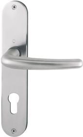 HOPPE Langschildgarnitur Den.E1310Z/302 VA F69 PZ 72mm DIN L/R - 2820926