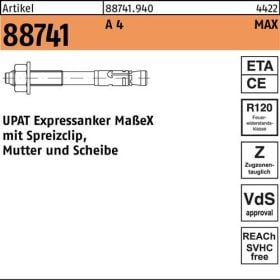 Expressanker R 88741 MAX 10/50/135 A 4 50 Stück UPAT
