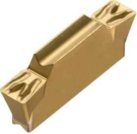 Drehwendeschneidplatte ISO LCMF 031602-F:T8330 Tiefe 3mm PVD beschichtet Gold