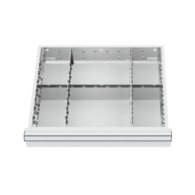 WS24 Schubladeneinteilung Metalleinteilung BLH 200-300 mm Innenmaß 500 x 450 mm - WS24-100183