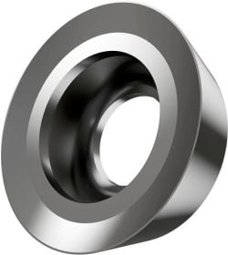 Fräswendeschneidplatte ISO RDHT 1003MO-FA:HF7 Bohrungs-D. 3,9mm Farbe Silber