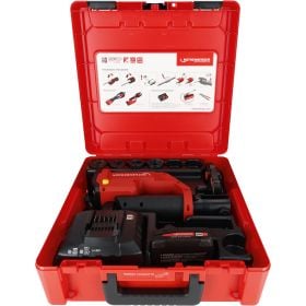 ROTHENBERGER ROMAX COMPACT III Akku-Pressmaschine WE-Set U16-20-25-32, 2Ah, EU, CAS - 1000004427