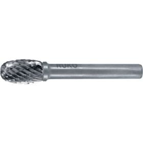 RUKO Hartmetall-Frässtift TRE Ø 10 mm Kopflänge 16 mm Schaft-Ø 6 mm Verzahnung KVZ 4 - 116213