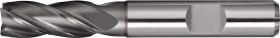 Schaftfräser DIN 844 TypN D.2mm HSS-Co8 TiCN Weldon Z.4 kurz TECWERK