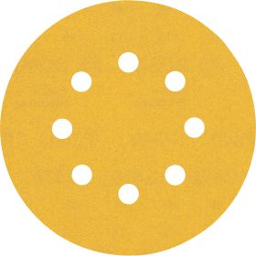 Bosch 50x Expert C470 Schleifpapier mit 8 Löchern für Exzenterschleifer 125 mm G 240 - 2608900914