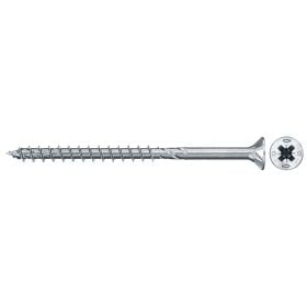 fischer Spanplattenschraube PowerFast FPF II CZP 4,0 x 60 BC 270 Senkkopf Kreuzschlitz PZ Teilgew. - 577657