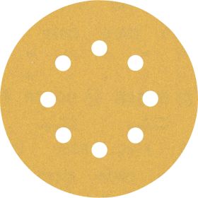 Bosch 50x Expert C470 Schleifpapier mit 8 Löchern für Exzenterschleifer 125 mm G 180 - 2608900913