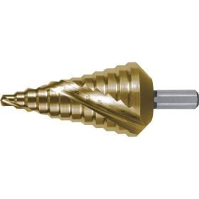 RUKO Stufenbohrer HSS-TiN spiralgenutet mit Kreuzanschliff Ø 6 - 38 mm - 101053T