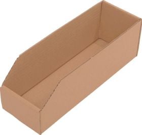 Regalkasten L300 x B100 x H100 mm braun 1-wellige Pappe - 5212142