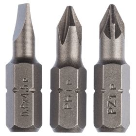 Bosch Schrauberbit-Set Standard gemischt (S 0,6x4,5, PH, PZ) 3-tlg. - 2609255973
