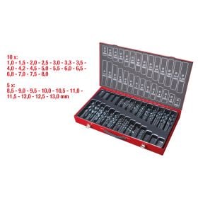 KS TOOLS HSS-R Spiralbohrer-Satz 230tlg. 1-13 mm - 330.1650