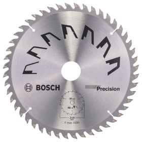 Bosch Kreissägeblatt PRECISION D= 210 mm Bohrung= 30 mm Z= 48 - 2609256873