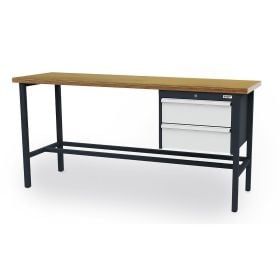 WS24 Arbeitstisch Schubladen: 2 x 200 B x T x H 2.000 x 600 x 960 mm - WS24-100397