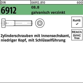 Zylinderschraube DIN 6912 Innen-6kt M16x80 8.8 galv.verz. 50St.
