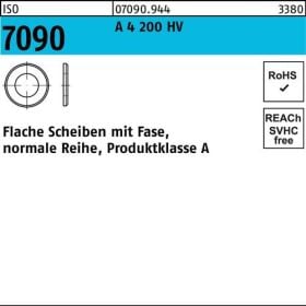 Unterlegscheibe ISO 7090 m.Fase 6 A 4 200 HV 200 Stück