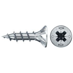 fischer Spanplattenschraube PowerFast FPF II CZF 4,0 x 12 BC 30 Senkkopf Kreuzschlitz PZ Vollgew. - 577912