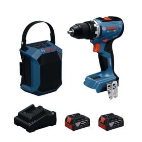 Bosch Combo Kit GPB 18V-1 + GSR 18V-65 / 2x Akku 5,0 Ah + Ladegerät - 0615A500G5