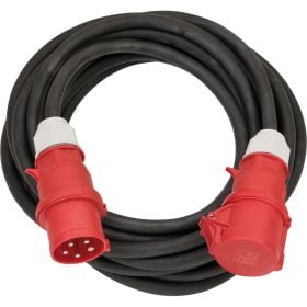 Brennenstuhl CEE Verlängerungskabel IP44 25 m schwarz H07RN-F 5G6,0 5-polig 400V/32A - 1167320250