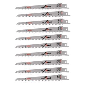 Bosch 10x Säbelsägeblatt S 644 D Top for Wood