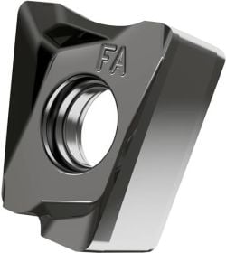 Fräswendeschneidplatte ISO LNGX 120508FR-FA:M0315 D.4,5mm PVD beschichtet Silber