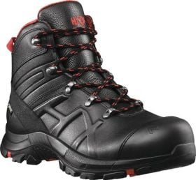 Haix Sicherheitsstiefel BE Safety 54 Mid Größe 7 (41) schwarz / rot - 610023-7 (41)