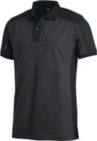 FHB Poloshirt KONRAD Größe L anthrazit / schwarz - 91490-1220-L