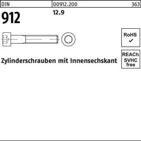 Zylinderschraube DIN 912 Innen-6kt M14x 90 12.9 50 Stück