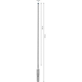 Bosch Expert SDS plus-7X Hammerbohrer 5 x 250 x 315 mm - 2608900063