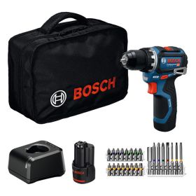 Bosch Akku-Bohrschrauber GSR 12V-32, 2x Akku GBA 12V 2.0Ah, Werkzeugtasche