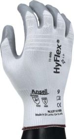 ANSELL Handschuhe HyFlex 11-800 Gr.7 weiß / grau EN 388 PSA II - 11-800-7