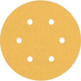 Bosch 50x Expert C470 Schleifpapier mit 6 Löchern für Exzenterschleifer 150 mm G 100 - 2608900920