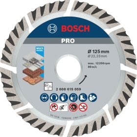 Bosch PRO Multi Material Diamanttrennscheibe 125 x 22,23 mm - 2608615059