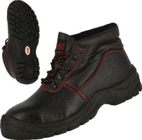 Sicherheitsstiefel BASIC STEP MID Gr.43 schwarz S3 SRC EN20345 Volleder NITRAS