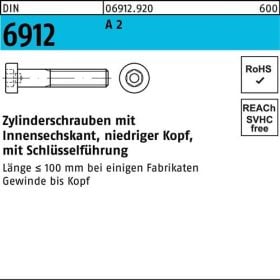 Zylinderschraube DIN 6912 m.Innensechskant M 16 x 55 A 2 25 Stück