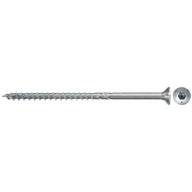 Fischer 100x Power-Fast II FPF II CTP 6 x 140  mm BC Senkkopf mit Innenstern TX30 Teilgewinde galvanisch verzinkt blau passiviert - 670462