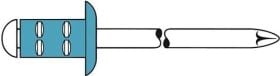GESIPA Blindniet PolyGrip Nietschaft d x l 4,8 x 10 mm - 1433914