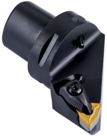 Klemmhalter ISO C4-DWLNL-27050-08 D.40mm m. Polygonkupplung Linkslauf