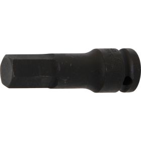 BGS Kraft-Bit-Einsatz Antrieb Innenvierkant 12,5 mm (1/2") Innensechskant 17 mm - 5481-M17