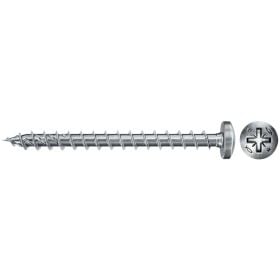 Fischer 200x Power-Fast II FPF II PZF 3 x 30  mm BC Pan Head mit Kreuzschlitz PZ Vollgewinde galvanisch verzinkt blau passiviert - 670064