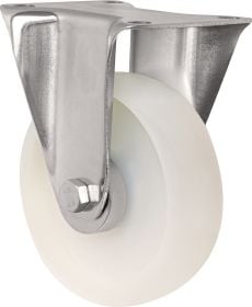 Bockrolle D.100mm Trgf.150kg PA Platte L105xB80mm TECWERK