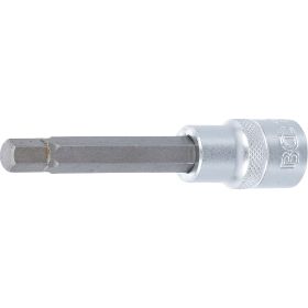 BGS Bit-Einsatz Länge 100 mm Antrieb Innenvierkant 12,5 mm (1/2") Innensechskant 9 mm - 4268