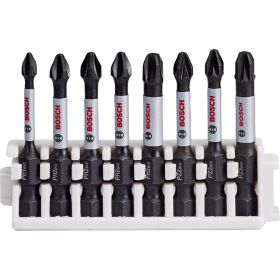 Bosch PRO Impact gemischtes Set PH1; PH2(x2); PH3; PZ1; PZ2(x2); PZ3 55 mm 8-tlg. - 2608522328