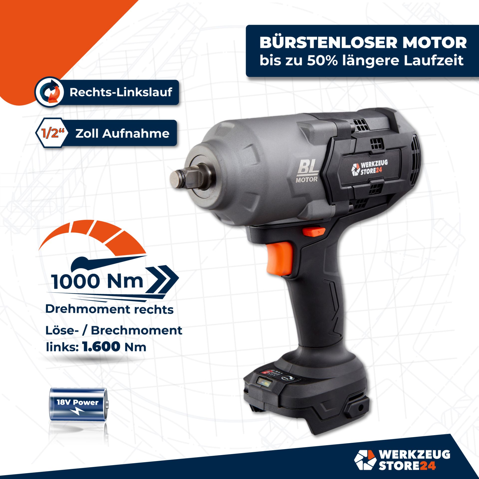 Akku-Schlagschrauber Makita LXT DTW1001Z, Ohne Akku Und | HORNBACH AT