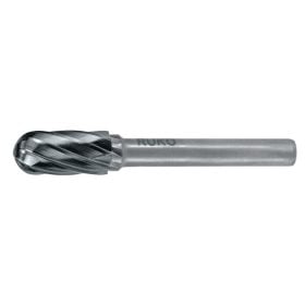 RUKO Hartmetall-Frässtift WRC Ø 6 mm Kopflänge 18 mm Schaft-Ø 6 mm Verzahnung Alu - 116020A