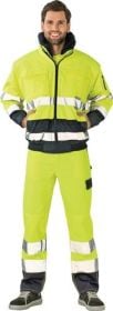 Planam Warnschutz-Comfortjacke Größe L gelb / marine - 2047052