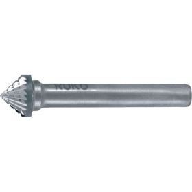 RUKO Hartmetall-Frässtift KSK Ø 16 mm Kopflänge 8 mm Schaft-Ø 6 mm Verzahnung KVZ 4 - 116231