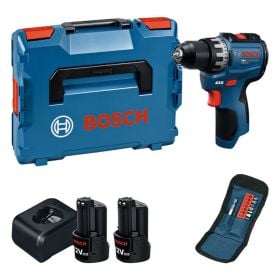 Bosch Akku-Bohrschrauber GSR12V-31 / 2x Akku GBA12V-20 in L-BOXX - 06019S6013
