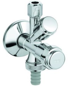 GROHE WAS-Kombieckventil 41073 Design-Gr. DN15 mit Rückflussverh. chrom