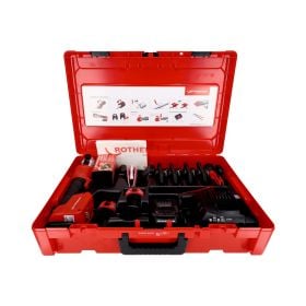 ROTHENBERGER ROMAX NANO iJAWs Set, >B< MaxiPro 1/4-3/8-1/2-5/8", 2Ah, CAS Akku-Pressmaschine - 1000005053